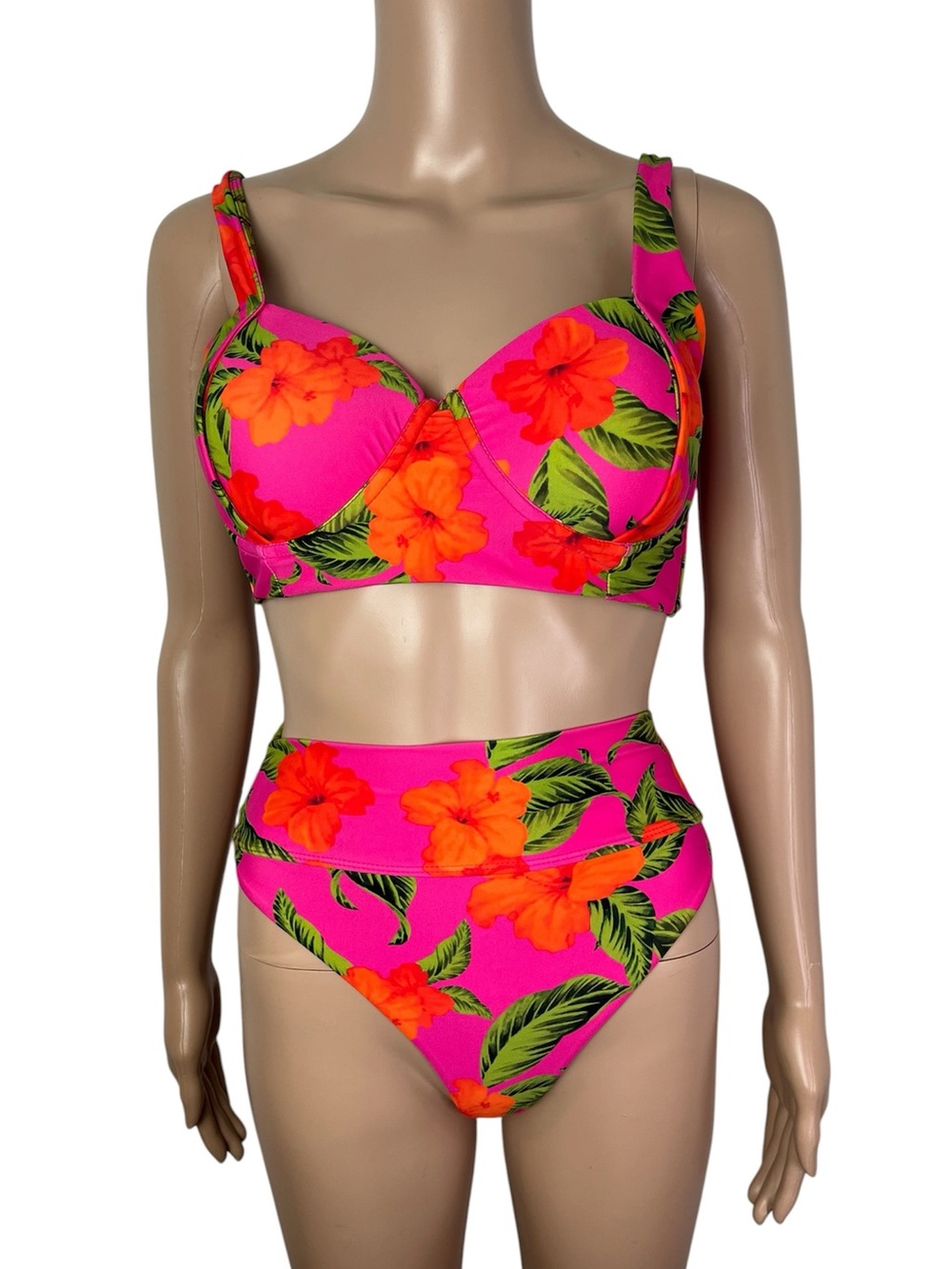 Revolve x Beach Riot Paulina Bikini Top and Highway High Waist Matching Bikini